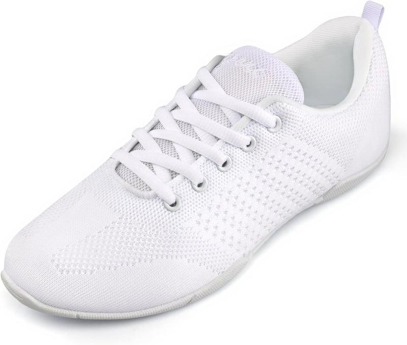 ARCLIBER Cheer Shoes Women White Dance Shoes,Cheerleading Sports Training Athletic Tennis Comfortable Shoes - Image 1